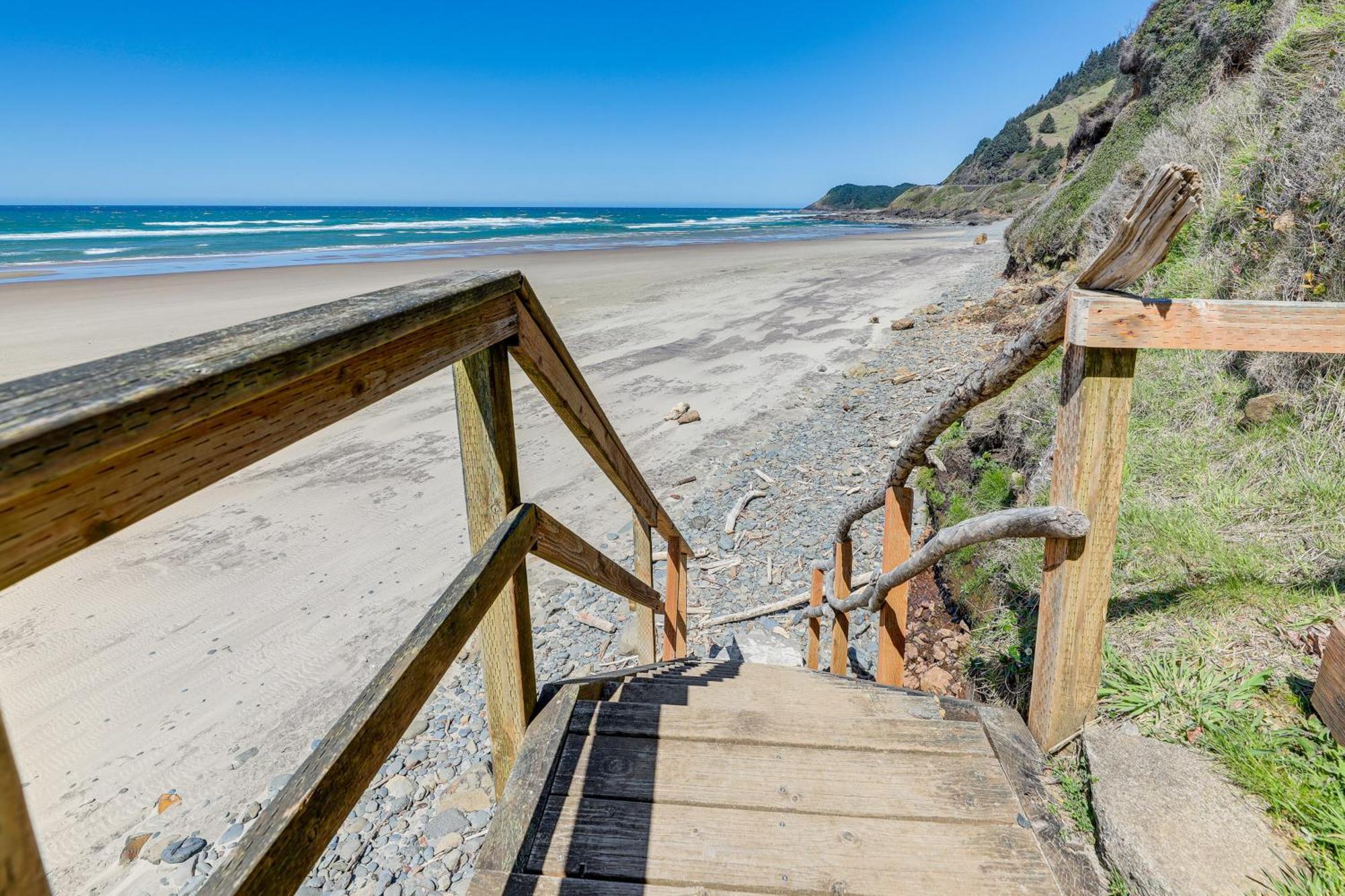 Epic Yachats Escape Oregon Coastline Beach, Views Luaran gambar